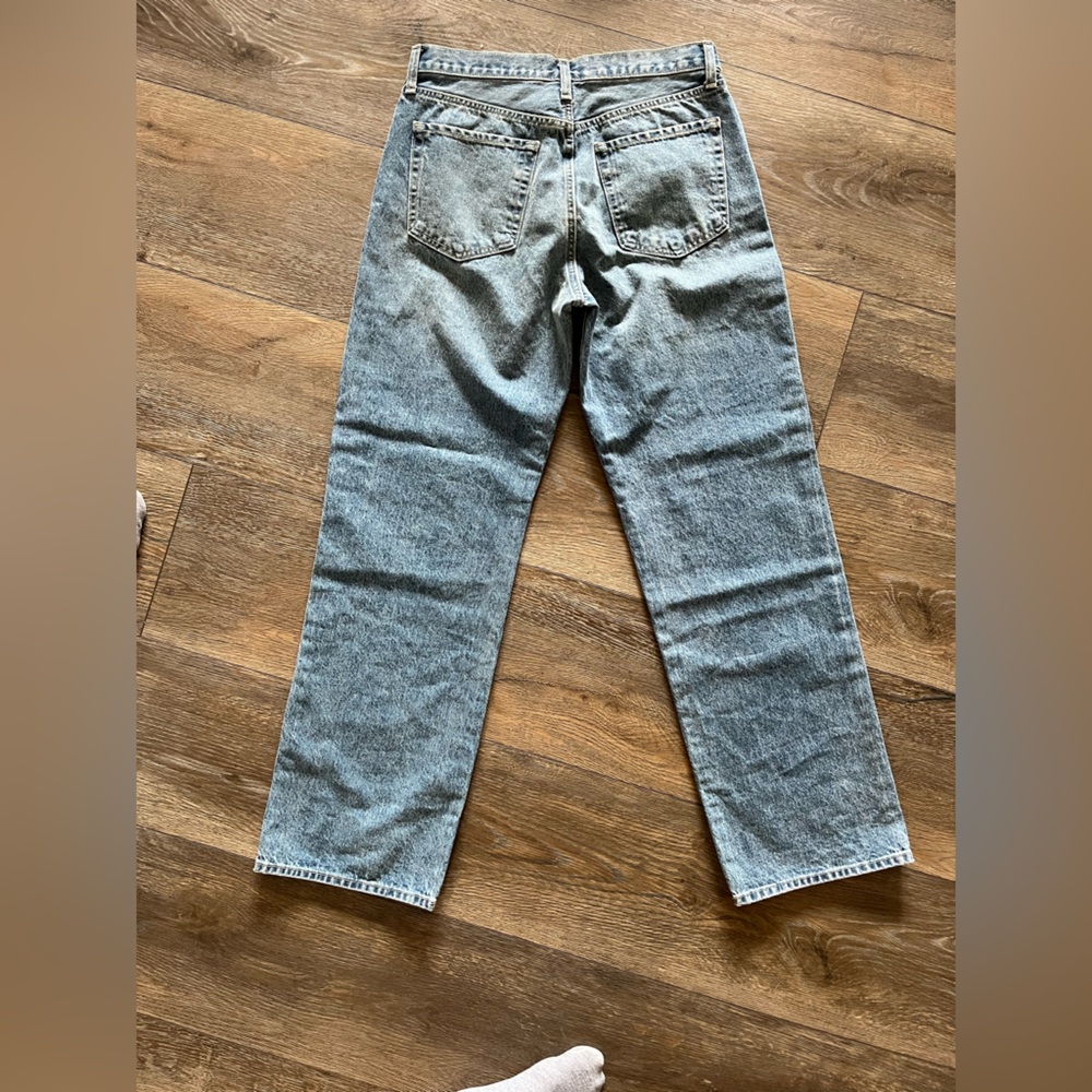 NWT Just Black Denim Straight Relaxed fit medium wash distressed high rise - Picture 4 of 11